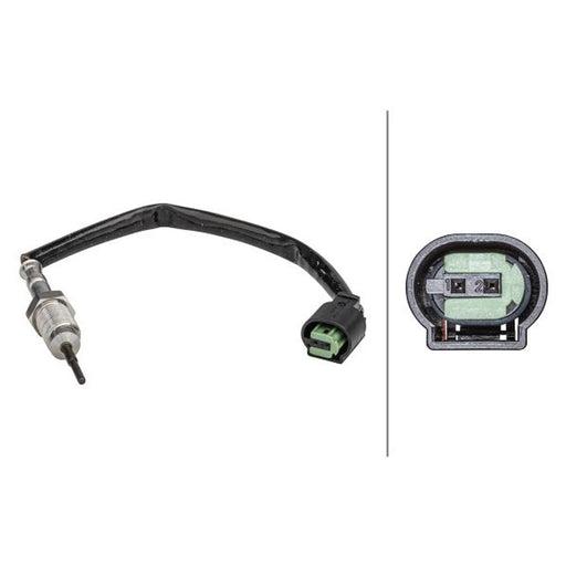 Hella Exhaust Gas Temperature Sensor before soot particulate filter fits BMW 1