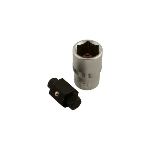 Laser Drain Plug Key 8 x 10mm Square 6065 Laser - Dynamic Drive