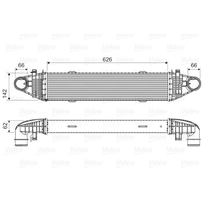 Valeo Intercooler (Charge Air Cooler) 818617