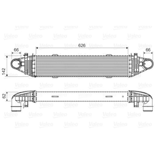 Valeo Intercooler (Charge Air Cooler) 818617