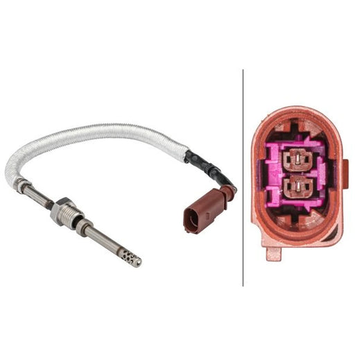 Hella Exhaust Gas Temperature Sensor before soot particu fits Audi A4 Allroad B8