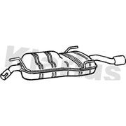 Klarius Box With Tail Pipe Rear fits Saab 9-5 1997-2009 2.0 2.3