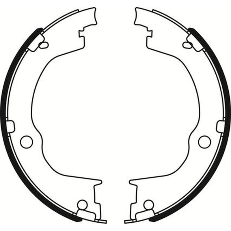 Abtex Brake Shoe Set Axle Kit fits Chevrolet Captiva 2006-2018