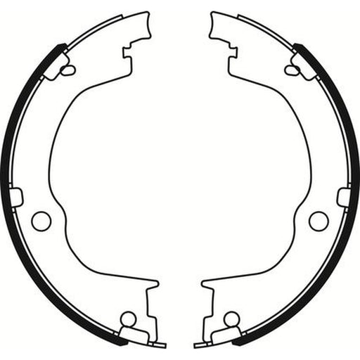 Abtex Brake Shoe Set Axle Kit fits Chevrolet Captiva 2006-2018