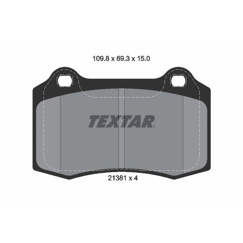 Textar Front Brake Pad Set 2138102