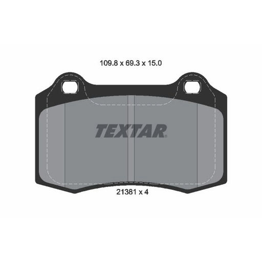 Textar Front Brake Pad Set 2138102