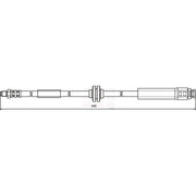 Apec Brake Hydraulic Hose Line Rear fits Ford C-Max 2008-2010 2.0