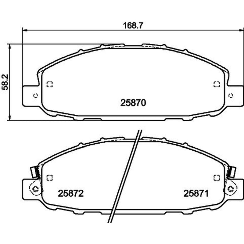 Mintex Brake Pad Set