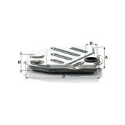 MANN-FILTER Automatic Transmission Hydraulic Filter H 2014 x KIT