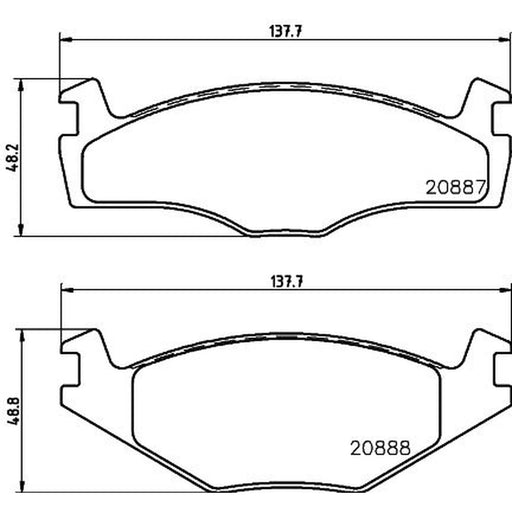 Mintex Front & Rear Brake Discs & Pads fits VW Polo III Classic 1995-2002