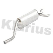 Klarius Box With Tail Pipe Rear fits Fiat Punto 1999-2012 1.2 188.030 188.233