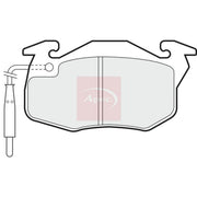 Apec Front Brake Solid Discs & Pads fits Citroën Ax 1986-1998