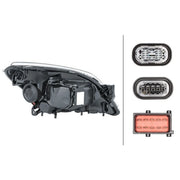 Hella Headlight Headlamp D2S/H7 Left fits Opel Astra H 2004-2014