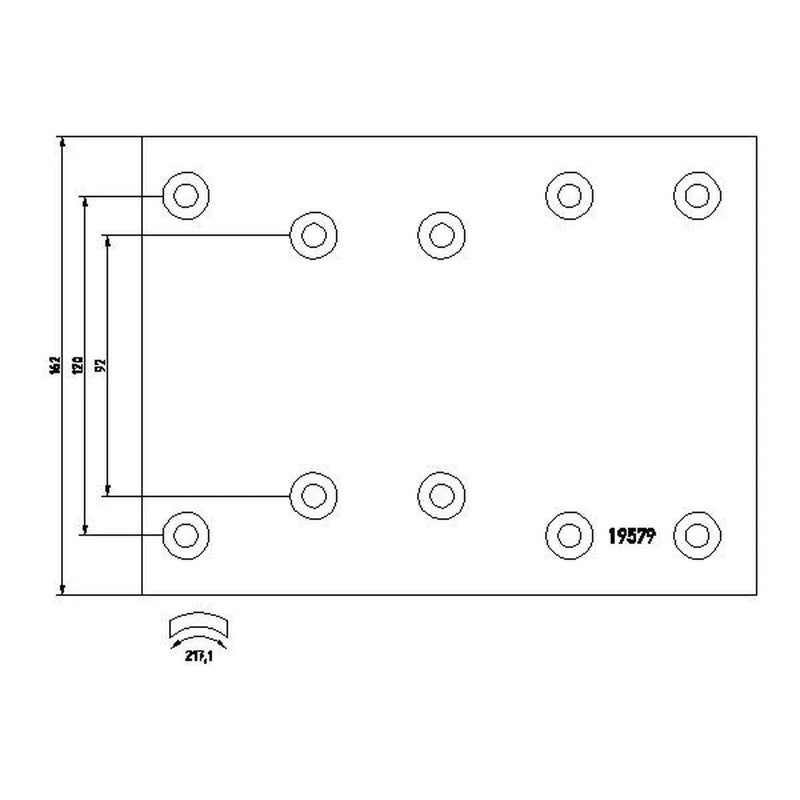 Textar Textar Cv Brake Lining Set 1957901