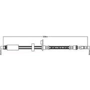 Juratek Brake Hydraulic Hose Line Right JBH1172