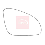 Apec Exterior Wing Mirror Glass Right fits Opel Adam 2012-2019 1.0 1.2 1.4