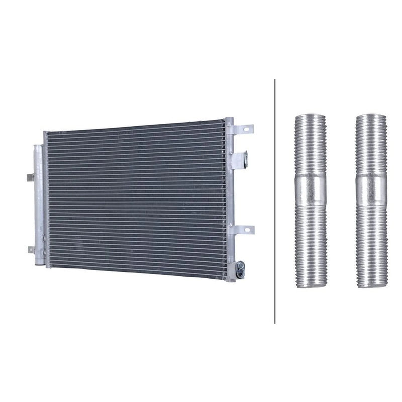 Hella Air Conditioning Condenser fits Jaguar Xf I 2008-2015 2.0 2.2 2.7 3.0