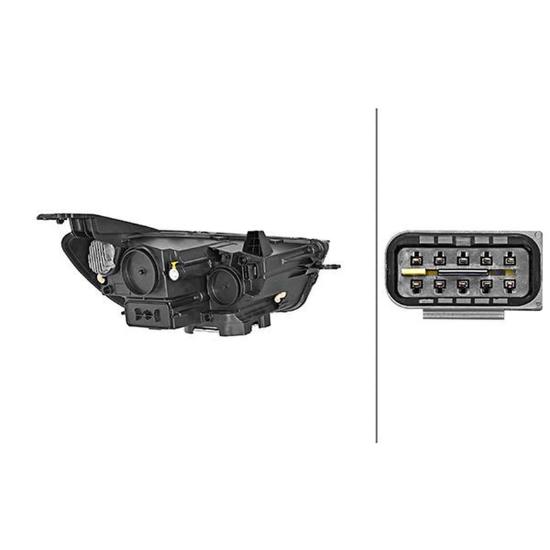 Hella Headlight Headlamp LED Left fits Opel Grandland 2017-2021 1.2 1.5 1.6 2.0