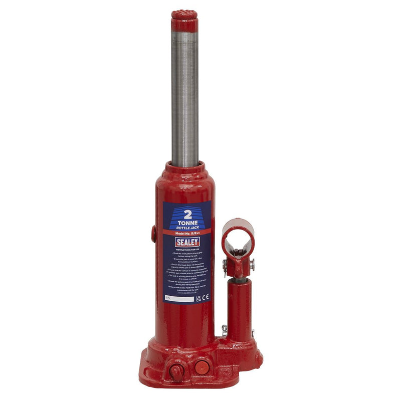 Sealey Bottle Jack 2 Tonne SJ2 Sealey - Dynamic Drive