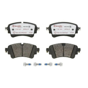 Brembo 4 x Rear Brake Pad Set fits Audi A4 Allroad B9 2016-2020 2.0 3.0