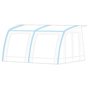 Vega 2 330 Air Porch Awning (Motorhome : 255 - 285cm ) 12020402850002 Quest - Dynamic Drive