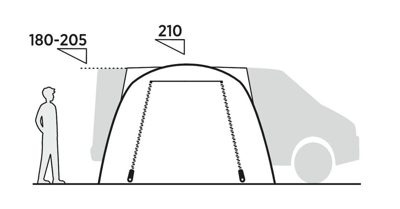 Easy Camp Eidfjord Awning Grey Easy Camp - Dynamic Drive