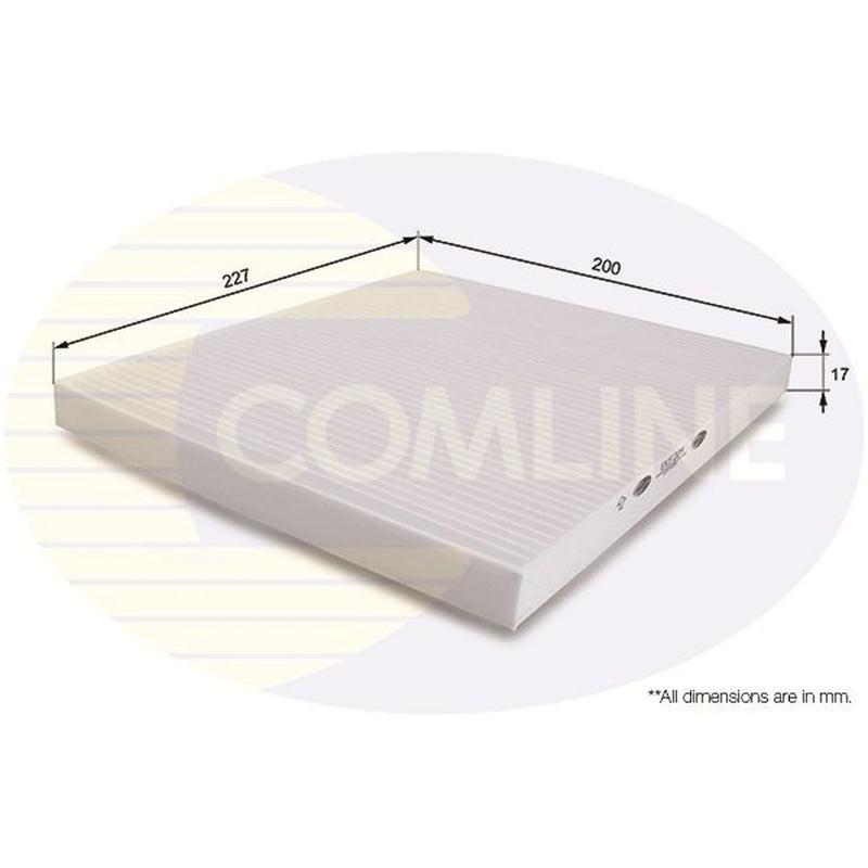 Comline Cabin Air Filter (Pollen Filter) fits Hyundai Accent IV 2010-2018