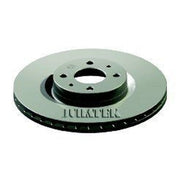 Juratek Front Brake Vented Discs & Pads fits Fiat Idea 2004-2005 1.3 1.9