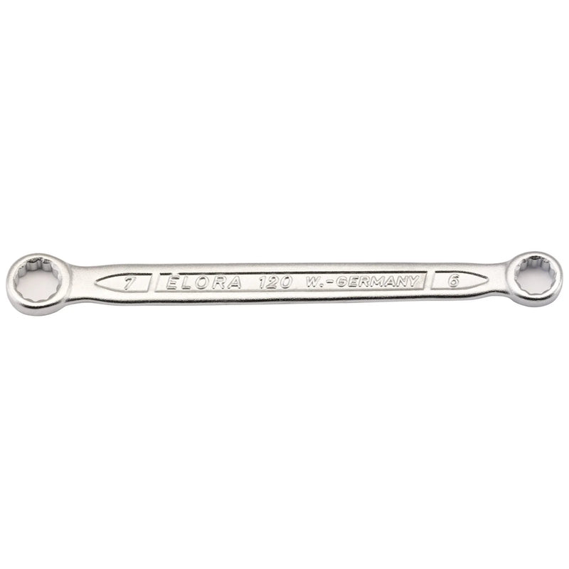 Elora Flat Metric Ring Spanner, 6 x 7mm - 120-6x7