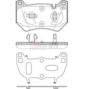 Fahren Front & Rear Pads fits Audi Q5 2016-2020 2.0