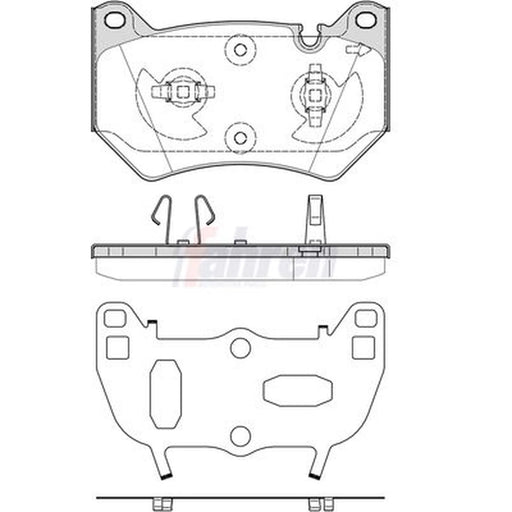 Fahren Front Brake Pad Set FBP4020