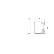 Bosch Front & Rear Pads fits Mercedes-Benz C-Class 1993-2000 202.028