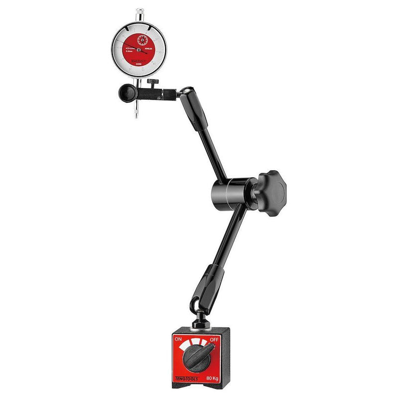 Teng Tools Dial Gauge with Magnetic Stand 0-25mm Teng Tools - Dynamic Drive