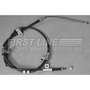 First Line Handbrake Cable Right Rear fits Hyundai I800 Travel 2008 on 2.5