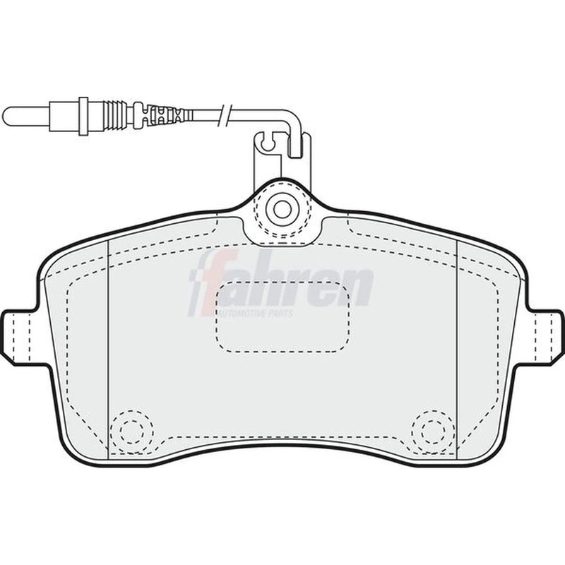 Fahren Front Brake Pad Set FBP3105