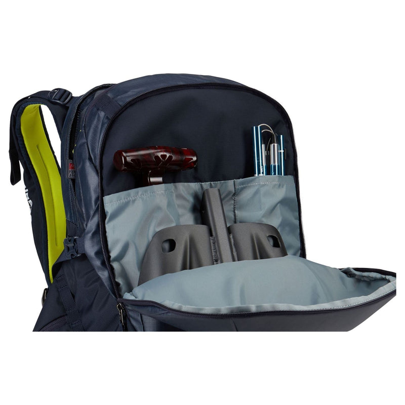 Thule Upslope 35L Removable Airbag 3.0 ready* Ski and Snowboard Rucksack Lime Punch green Thule - Bars 4 Cars