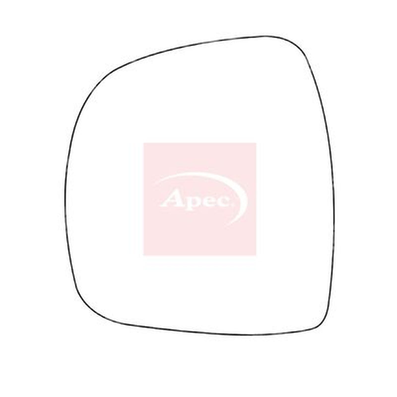Apec Exterior Wing Mirror Glass Left fits Mercedes-Benz Vito / Mixto 2003-2014