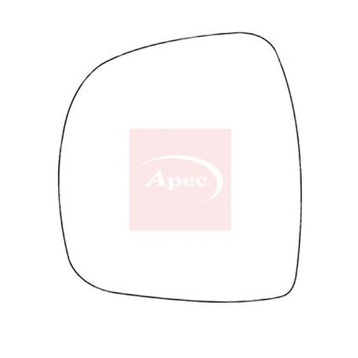 Apec Exterior Wing Mirror Glass Left AMS2831