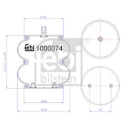 Febi Air Suspension Bellow 1000074