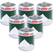 6x Coleman C500 Gas Cartridge Butane Propane Mix Self Sealing Screw Thread Coleman  - Dynamic Drive