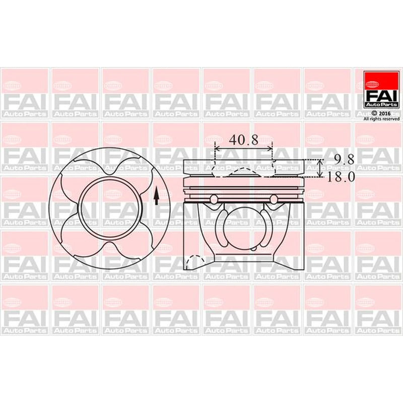 FAI Piston Cylinder Bore =