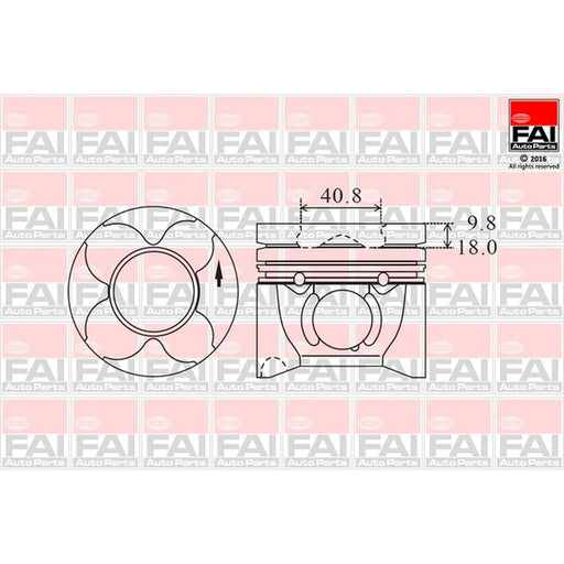 FAI Piston Cylinder Bore =