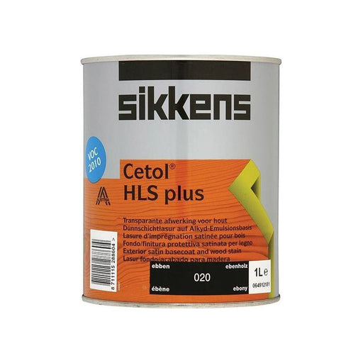 Sikkens Cetol HLS Plus Translucent Woodstain Ebony 1 litre Sikkens - NN4 Online