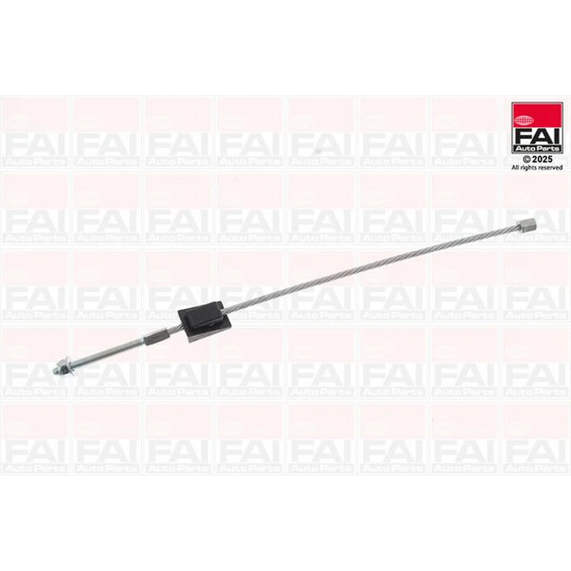 FAI Handbrake Cable Front fits Ford Fiesta V 2001-2010 1.25 1.3 1.4 1.6