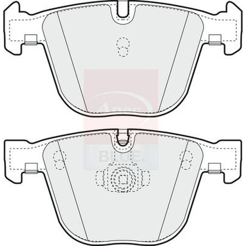 Apec Rear Brake Vented Discs & Pads fits BMW X6 2008-2014