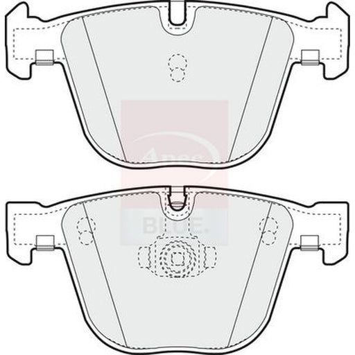 Apec Rear Brake Vented Discs & Pads fits BMW X6 2008-2014