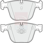 Apec Rear Brake Pad Set PD3185