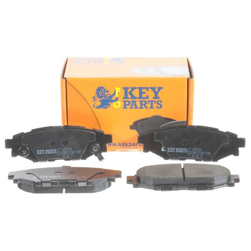 Key Parts 4 x Rear Brake Pad Set fits Subaru Forester 2008-2013 2.0 2.5