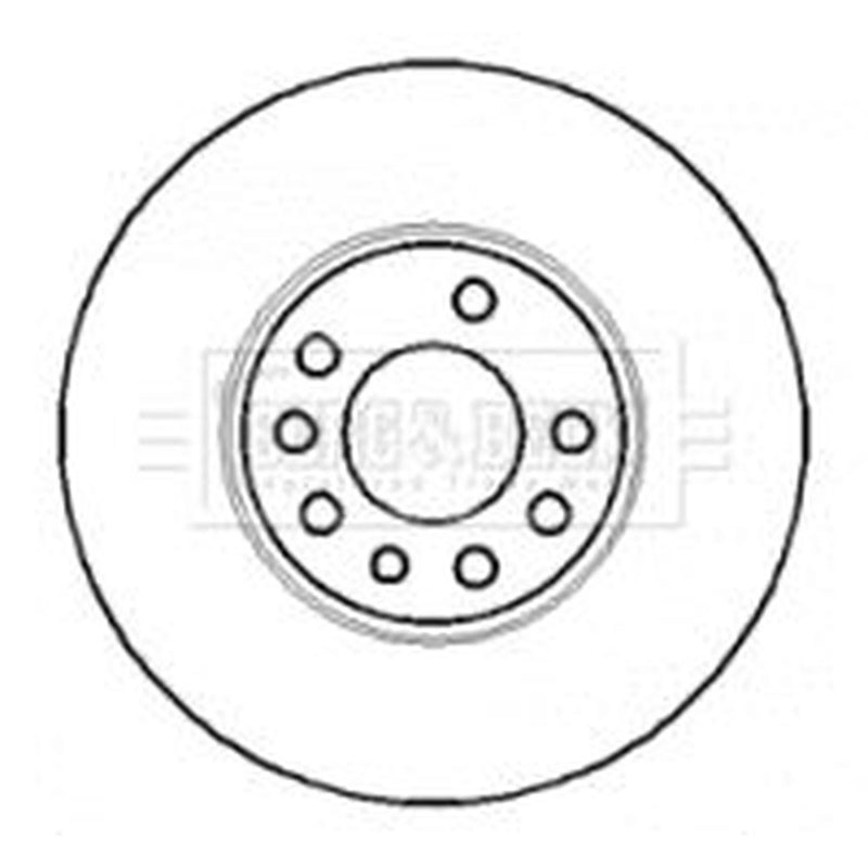Borg & Beck Front & Rear Brake Discs & Pads fits Saab 9-3 2002-2015 2.0