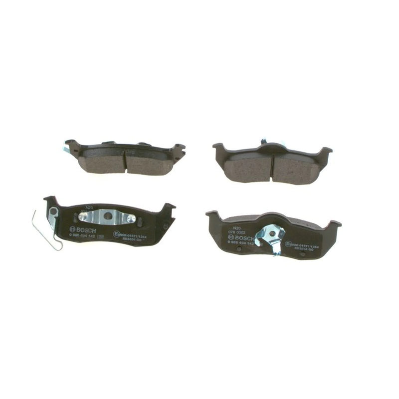 Bosch Front & Rear Pads fits Jeep Grand Cherokee III 2006-2010 6.1